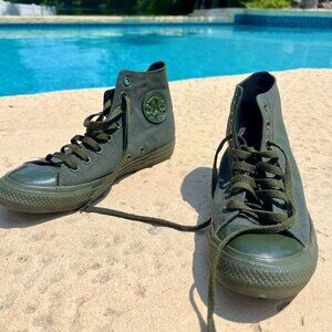 NEW Converse X OPI Thyme Army Green High-Top Platform